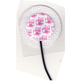 CARDINAL HEALTH KITTYCAT PRE-WIRED NEONATAL ECG ELECTRODESECG Electrode, Neonatal, KittyCat, Pre-Wired, Cloth 1051NPSM, Radiolucent Lead Wires, 3/strip, 100 strip/cs | Quantity - 1x CS