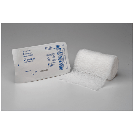 CARDINAL HEALTH DERMACEA GAUZE FLUFF ROLLS - Gauze Fluff Roll, 3.4" x 3.6 yds, Sterile, Soft Pouch, 96/cs | Quantity - 1x CS