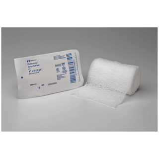 CARDINAL HEALTH DERMACEA GAUZE FLUFF ROLLS - Gauze Fluff Roll, 3.4" x 3.6 yds, Sterile, Soft Pouch, 96/cs | Quantity - 1x CS