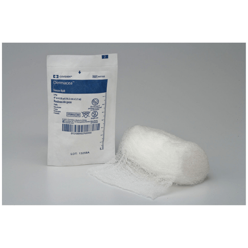 CARDINAL HEALTH DERMACEA LOW PLY GAUZE ROLLS - Gauze Roll, 3-Ply, 3" x 4 1/8 yds, 96/cs (Continental US Only) | Quantity - 1x CS