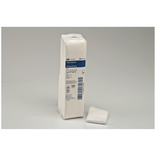 CARDINAL HEALTH DERMACEA USP TYPE VII GAUZE SPONGES - Gauze Sponge, 4" x 4", 8-Ply, Sterile, 2/pch, 50 pch/ctn, 12 ctn/cs | Quantity - 1x CS