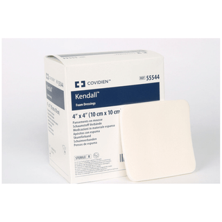 CARDINAL HEALTH FOAM DRESSING - Foam Wound Dressing, 4" x 4", 10/bx, 5 bx/cs (Continental US Only) (Manufacturer Backorder - Inventory Limited when Available) | Quantity - 1x CS