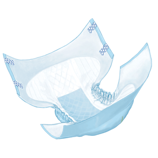 CARDINAL HEALTH WINGS ADULT BRIEFS HEAVY ABSORBENCY - Adult Briefs, X-Large, 59"-64", Beige, 15/bg, 4 bg/cs(Item on Manufacturer Backorder - Inventory Limited when Available) | Quantity - 1x CS