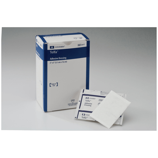 CARDINAL HEALTH TELFA OUCHLESS ADHESIVE DRESSINGS - Adhesive Dressing, 2" x 3", Sterile 1s, 100/bx, 24 bx/cs | Quantity - 1x CS