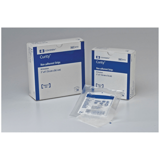 CARDINAL HEALTH CURITY NON-ADHERING DRESSINGS - Non-Adhering Dressing, 3" X 8", 24/bx, 6 bx/cs (Continental US Only) (Manufacturer Backorder - Inventory Limited when Available) | Quantity - 1x CS