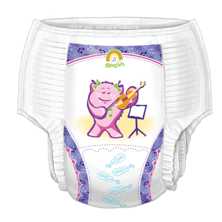 CARDINAL HEALTH CURITY TRAINING PANTS - Training Pants, Girl, Large, 3T/4T (32-40 lbs), 23/bg, 4 bg/cs (Continental US Only) | Quantity - 1x CS
