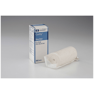 CARDINAL HEALTH CURITY UNNA BOOT BANDAGE - Unna Boot Bandage, 3" x 10 yds, 1 rl/bx, 12 bx/cs (Continental US Only) | Quantity - 1x CS