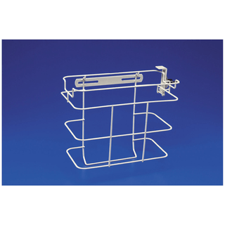 CARDINAL HEALTH BRACKETS, HOLDERS & ACCESSORIES - Wall/ Cart Bracket for 8 Qt Multi-Purpose & Chemosafety Containers, 7" H x 6" D x 10" W, 5/cs | Quantity - 1x CS
