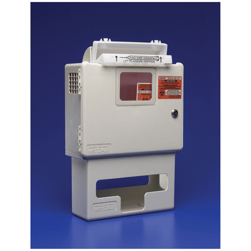 CARDINAL HEALTH SHARPSTAR IN-ROOM CONTAINERS - SharpStar Container (8507SA), Wall Enclosure & Glove Dispenser, 1/cs (48 cs/plt) (Continental US Only) | Quantity - 1x CS