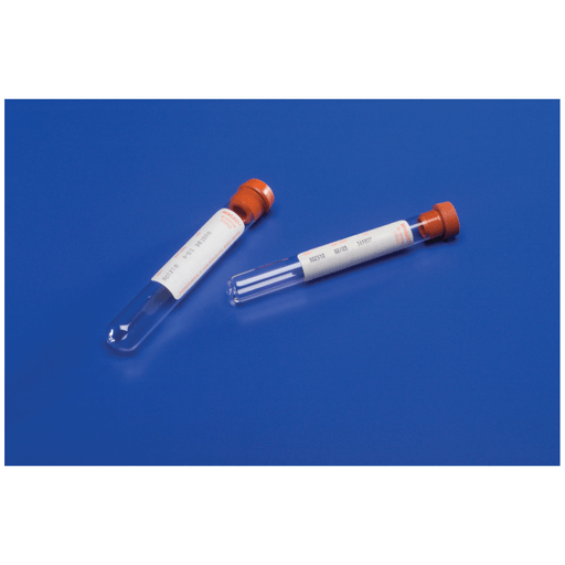 CARDINAL HEALTH MONOJECT STANDARD BLOOD COLLECTION TUBESREDStandard Blood Collection Tube, 13 x 75, 5mL, Silicone Coated Stopper, 1000/cs (Minimum Expiry Lead is 90 days) | Quantity - 1x CS