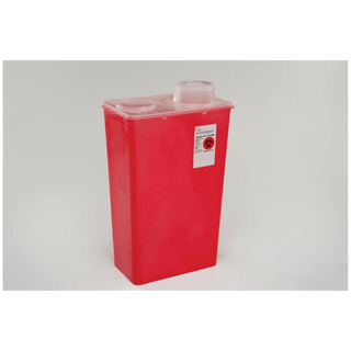 CARDINAL HEALTH MONOJECT SHARPS CONTAINERS - Chimney-Top Container, 14 Qt, Red, Large, 10/cs (12 cs/plt) (Continental US Only) | Quantity - 1x CS