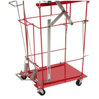 CARDINAL HEALTH SHARPSAFETY CARTS & FLOOR BRACKETS - Floor Cart Wheels For 8, 12, & 18 Gal Large Volume & Chemotherapy Containers, 22"H x 12"D x 225"W, 1/cs(Manufacturer Backorder - Inventory Limited when Available) | Quantity - 1x CS