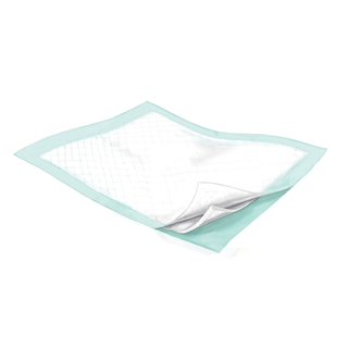 CARDINAL HEALTH FLUFF & POLYMER UNDERPADS - Underpad, 30" x 30", Fluff/ Polymer, Green, 10/bg, 10 bg/cs | Quantity - 1x CS