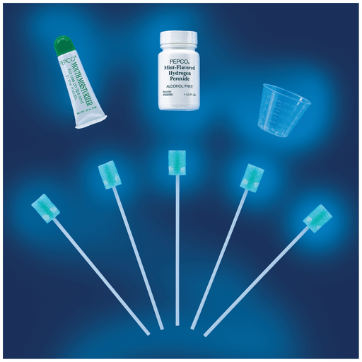 AIRLIFE READY CARE DENTASWAB ORAL SWABS - Poly Plus Oral Swab, Dentrifrice, Mint Flavor, Non-Sterile, Bulk Packaged, Disposable, 20/bg, 50 bg/cs (US Only) | Quantity - 1x CS