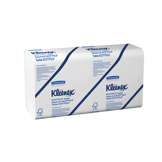 KIMBERLY-CLARK FOLDED TOWELS - Kleenex ScottFold Towels, 8.1" x 12.4", White, 120 sheets/pk, 25 pk/cs (24 cs/plt) (091452) (Products cannot be sold on Amazon.com or any other 3rd party site) (US Only) | Quantity - 1x CS