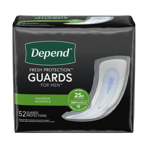 KIMBERLY-CLARK DEPEND GUARDS - Depend Guards For Men, 52/pk, 2 pk/cs  | Quantity - 1x CS