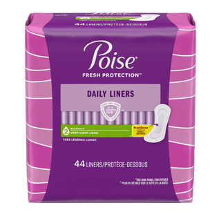 KIMBERLY-CLARK POISE LINERS - Liners, Very Light, Long, 44/pk, 6 pk/cs | Quantity - 1x CS