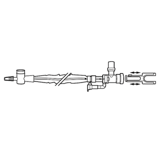 AIRLIFE BALLARD TRACH CARE 72 - Trach Care, Double Swivel Elbow, 14FR, 20/cs  (US Only) | Quantity - 1x CS