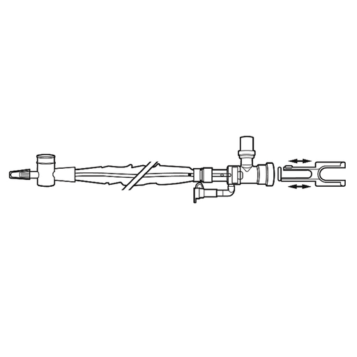 AIRLIFE BALLARD TRACH CARE 72 - Trach Care, Double Swivel Elbow, Trach Length, 10FR, 20/cs  (US Only) | Quantity - 1x CS