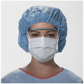 HALYARD KC100 SURGICAL & PROCEDURE MASKS - KC100 Procedure Mask, ASTM Level 1, Earloops, Blue, 50/bx, 10 bx/cs (US Only) | Quantity - 1x CS