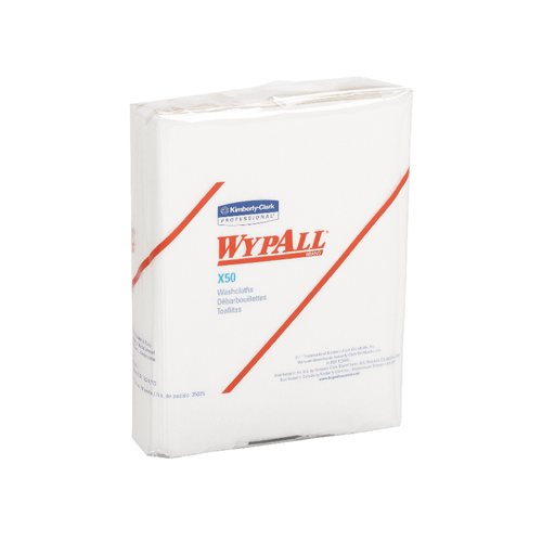 KIMBERLY-CLARK WYPALL WIPERSWYPALL X50, 10" x 12" Hydroknit,  Fold, 26/pk, 32 pk/cs | Quantity - 1x CS