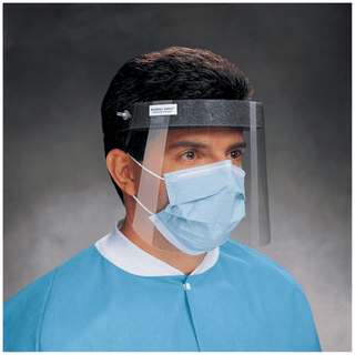 HALYARD FACE MASK ACCESSORIES - GUARDALL SHIELD  Length Visor Only, Clear, 40/cs (US Only) | Quantity - 1x CS