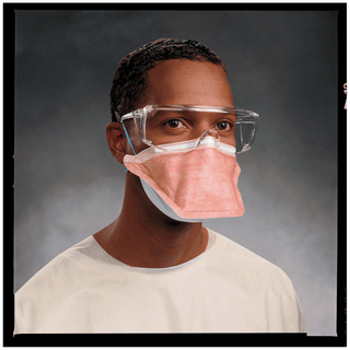 HALYARD N95 RESPIRATOR FACE MASKSFLUIDSHIELD PFR95 Particulate Filter Respirator & Surgical Mask, Polyurethane Headband, Regular Size, Orange, 35/pkg, 6 pkg/cs | Quantity - 1x CS