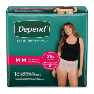 KIMBERLY-CLARK DEPEND PROTECTIVE UNDERWEAR - Depend's Men's Fit-Flex, Small/ Medium, 28-40" Waist, 19/pk, 2 pk/cs (80 cs/plt)  | Quantity - 1x CS