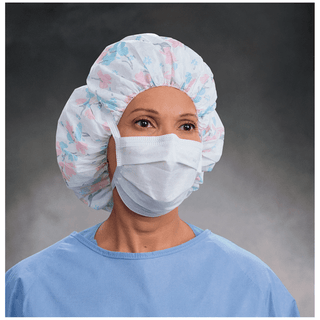 HALYARD STANDARD FACE MASKS - Standard Cone Mask, Headband, Blue, 50/pkg, 6 pkg/cs   | Quantity - 1x CS