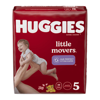 KIMBERLY-CLARK HUGGIES LITTLE MOVERS DIAPERS - Little Movers, Size 3, Jumbo Pack, 25/pk, 4 pk/cs | Quantity - 1x CS