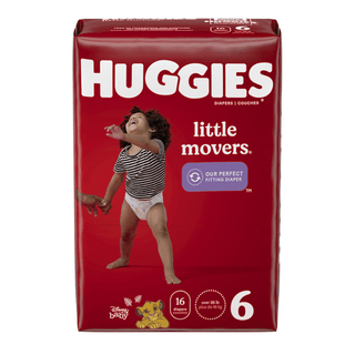 KIMBERLY-CLARK HUGGIES LITTLE MOVERS DIAPERS - Little Movers, Size 3, Jumbo Pack, 25/pk, 4 pk/cs | Quantity - 1x CS