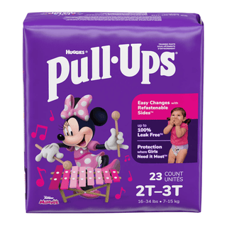 KIMBERLY-CLARK PULL-UPS LEARNING DESIGN TRAINING PANTS - Training Pants, 2T-3T, Girls Jumbo Pack, 23/pk, 4 pk/cs | Quantity - 1x CS