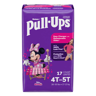 KIMBERLY-CLARK PULL-UPS LEARNING DESIGN TRAINING PANTS - Training Pants, 4T-5T, Girls Jumbo Pack, 17/pk, 4 pk/cs | Quantity - 1x CS