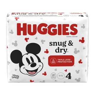 KIMBERLY-CLARK HUGGIES SNUG & DRY DIAPERS - Diaper, Size 6, Jumbo Pack, 19/pk, 4 pk/cs | Quantity - 1x CS