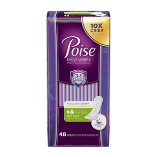 KIMBERLY-CLARK POISE LINERS - Liner, Very Light, 48/pk, 4 pk/cs | Quantity - 1x CS