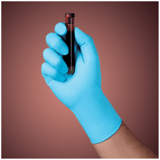 HALYARD BLUE NITRILE EXAM GLOVES - Gloves, Medium, 100/bx, 10 bx/cs (US Only) | Quantity - 1x CS