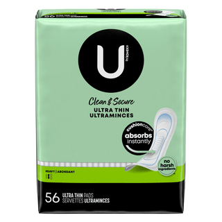 KIMBERLY-CLARK FEMININE CARE PRODUCTS - U by Kotex Heavy Pad, Premium, Ultra Thin, 56/pk, 4 pk/cs | Quantity - 1x CS