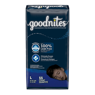 KIMBERLY-CLARK GOODNITES UNDERPANTS - Youth Pants, Boy, Large, Jumbo, 11/pk, 4 pk/cs | Quantity - 1x CS