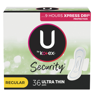 KIMBERLY-CLARK FEMININE CARE PRODUCTS - U by Kotex Security Panty Liner, Light Absorbency, Regular Length, Unscented, 64/pk, 8 pk/cs | Quantity - 1x CS