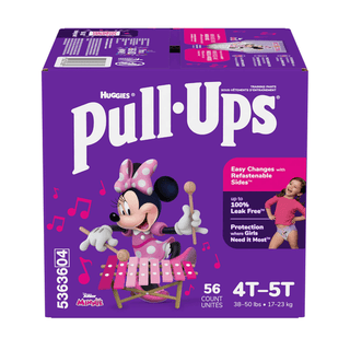 KIMBERLY-CLARK PULL-UPS LEARNING DESIGN TRAINING PANTS - Training Pants, 4T-5T, Girls Giga Pack, 56/pk, 1 pk/cs | Quantity - 1x CS