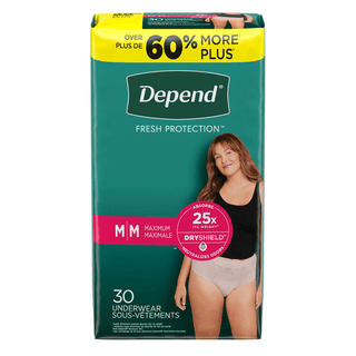 KIMBERLY-CLARK DEPEND PROTECTIVE UNDERWEAR - Depend's Men's Fit-Flex, Small/ Medium, 28-40" Waist, 19/pk, 2 pk/cs (80 cs/plt)  | Quantity - 1x CS