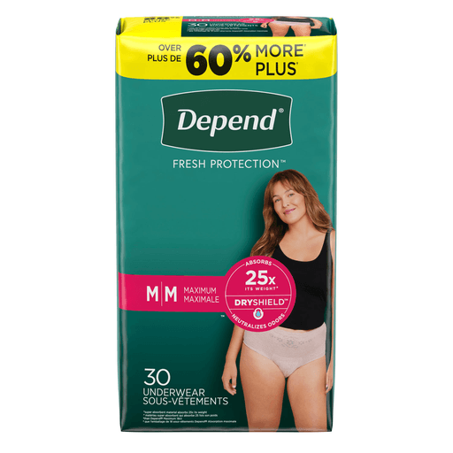 KIMBERLY-CLARK DEPEND PROTECTIVE UNDERWEAR - Depend's Men's Fit-Flex, Small/ Medium, 28-40" Waist, 19/pk, 2 pk/cs (80 cs/plt)  | Quantity - 1x CS
