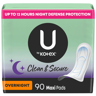 KIMBERLY-CLARK FEMININE CARE PRODUCTSU by Kotex Maxi Pads, Premium, Overnight, 30/pk, 3pk/cs | Quantity - 1x CS