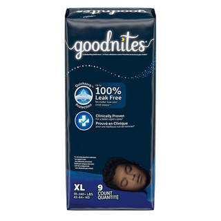 KIMBERLY-CLARK GOODNITES UNDERPANTS - Youth Pants, Boy, Size 6, Jumbo, 9/pk, 4pk/cs | Quantity - 1x CS