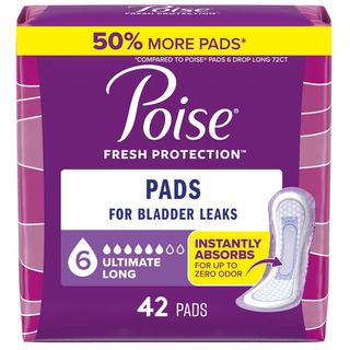 KIMBERLY-CLARK POISE PADSPoise Ultimate Pads, Long, 42/pk, 2 pk/cs | Quantity - 1x CS