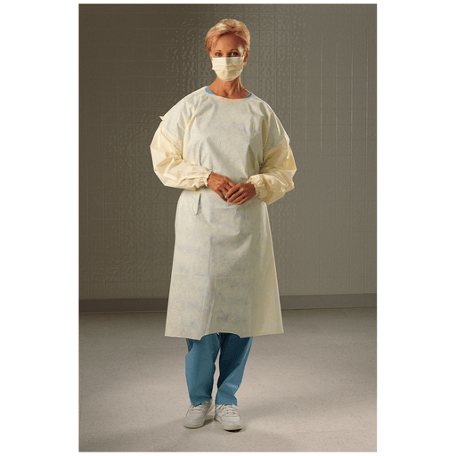 HALYARD VALUESELECT COVER GOWNSCover Gown, Yellow, Universal Size, 100/cs | Quantity - 1x CS