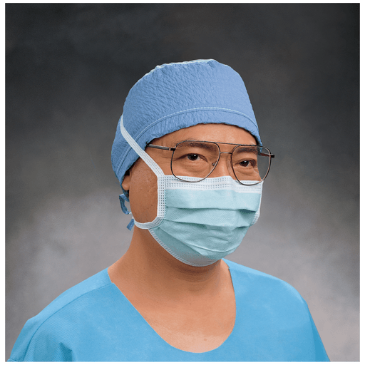 HALYARD SURGICAL CAP - Surgical Cap, Blue, Universal, 100/bx, 3 bx/cs  | Quantity - 1x CS