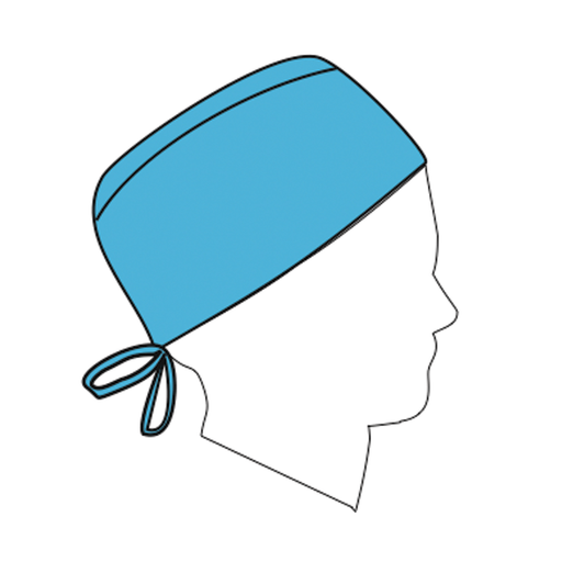 HALYARD PROTECTIVE SURGICAL CAP - Surgical Cap, Blue, Universal, 100/bx, 3 bx/cs (US Only) | Quantity - 1x CS
