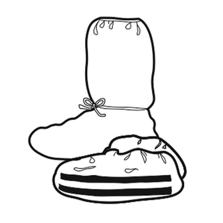 HALYARD HI GUARD REGULAR FULL-COVERAGE BOOT - Ultra Full Coverage Boot, Universal, 30/bx, 4 bx/cs (US Only) | Quantity - 1x CS