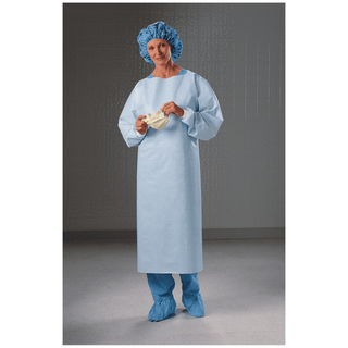 HALYARD IMPERVIOUS COMFORT GOWN - Impervious Gown, Thumbhooks, Blue, Open Back, XX-Large, 100/cs (US Only) | Quantity - 1x CS